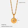 Collar Chenhe de Acero de Titanio para Mujer, Diseño que No se Desvanece, Colgante de Cadena, Joyería de Cadena para Clavícula de Acero Inoxidable, No se Desvanece en Verano
