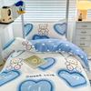 2025 Almacén Lightning Nuevo Algodón Súper Amigable con la Piel Dibujos Animados Cama Dormitorio Kit