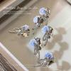 Celebridad en línea joyería para uñas mariposa Camelia ángulo recto pila Diamante Maillard Perla aleación accesorios para uñas Flor Diamante Bola