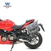 Coche muscle Wolf adecuado para Qianjiang race 600 bolsa lateral bolsa lateral se puede instalar casco medio casco casco completo con cerradura marco de liberación rápida modificación