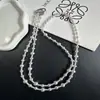 Cadena Larga para Teléfono de Perlas Grandes y Pequeñas Estilo Minimalista de Moda de Gama Alta Cadena Cruzada para Bolso de Cámara Venta al por Mayor para Mujeres