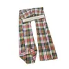 Pantalones casuales de punto a cuadros arcoíris estilo americano para hombre, pantalones largos rectos de verano finos y holgados con un tacto relajado, pierna ancha