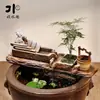 Tanque de Peces Grande de Cerámica Estilo Tradicional, Adecuado para Colocar en la Entrada, en el Suelo, en el Balcón, para Cultivar Nenúfares y Flores de Loto, para Paisajismo de Fuentes de Agua en Patios Exteriores