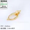 Chapado en Oro de 18K Colorido y Duradero Cierre de Eslabones con Cuentas en Forma de 8 Hecho a Mano DIY Cierre para Pulsera de Hilo y Perlas Collar Accesorios de Joyería