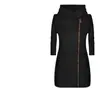 AliExpress deseo Amazon moda transfronteriza cremallera lateral abrigo con terciopelo interior chaqueta con capucha suéter comercio exterior ropa de mujer