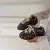 Zapatos de Entrenamiento Alemanes de Lunares Estilo Coreano para Niñas 2026 Nuevas Llegadas de Otoño para Niños Medianos y Mayores Versátiles con Cordones Lazo Libre Zapatos Casuales
