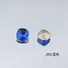 Acessórios de Roupa Diamante Quadrado Gordo Arredondado K9 6*6mm Diamante Decorativo Salto Alto Strass Gelo Doméstico Brilho Transparente Diamante para Nail Art