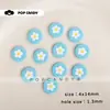 Lindos Accesorios de Florcitas, Cuentas Sueltas, Versátiles Cuentas Redondas Florales, Joyería con Agujero Recto, Dijes para Bolsas de Cuentas Hechos a Mano para DIY