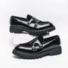 Sapatos masculinos transfronteiriços tamanho grande novos casuais de couro moda perna longa sociais de negócios tendência mocassins de camurça atacado
