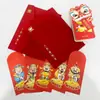 Fabricante de Tarjetas de Felicitación Tarjeta de Agradecimiento Personalizada para el Cliente Tarjeta de Papel Bronceado con Bendiciones Estilo Chino Invitación Festiva Impresión de Sobres