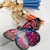 Nuevo Colgante de Insecto de Simulación de Goteo de Aceite Tendencia Transfronteriza Llavero Colgante de Mariposa Personalizado Bolso Llavero Metálico
