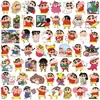 100 Hojas de Crayon Shin-Chan. Exquisitos Pegatinas de Planificador de Anime Japonés Clásico. Decoración para Teléfono y Tableta DIY Planificador Pegatinas Transfronterizo