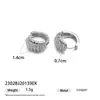 Pendientes de Moda Versátiles Elegantes de Plata 925 con Baño de Cobre, Pendientes Exquisitos de Estilo Sencillo y Versátil, Pendientes Exquisitos de Nicho para el Día a Día