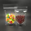 Bolsa Transparente Autosoportada Autosellable Bolsa para Empaque de Alimentos Bolsa para Empaque de Cereales Fruta Deshidratada Bolsa para Bebida de Té con Leche