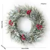 Conjunto de guirlanda e chifre de Natal, Vinha de Natal, Mistura de PE+PVC, Guirlanda Norfolk, Decorações de Natal, Transfronteiriço