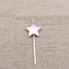 Vela de Cumpleaños en Forma de Estrella, Sin Humo, Respetuosa con el Medio Ambiente, Cera de Soja de Grado Alimenticio, Decoración para Pastel de Fiesta de Primer Cumpleaños de Bebé para Niños