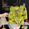 Conjunto Fresco y Transpirable de Chaleco de Algodón y Seda para Niños, Cárdigan, Chaleco, Pantalones Cortos, Estilo Delgado de Verano, Conjunto de Dos Piezas Estilo Coreano para Niños y Niñas