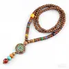 Cadena de Suéter Étnico Estilo Xizang para Hombres y Mujeres, Collar con Tótem Nepalí, Accesorios de Ropa Retro, Joyería de Cuello Moderna y a la Moda