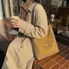 Moda Transfronteiriça 2026 Primavera Novo Bolsa de Compras com Bordado Floral Nicho Versátil Bolsa de Ombro Tendência Bolsa Transversal Bolsa Feminina