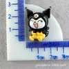 Funda para Teléfono Móvil Sanrio Kuromi Accesorios de Dibujos Animados de Resina Perro Pudín Perro Canela Pegamento de Crema DIY Pasador Hecho a Mano