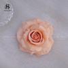Tela de lana con borde rizado rosa multicolor cabeza de flor de rosa flor de boda especial pared de flores de primavera simulación de cascada de rosas flor