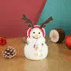 Decoración navideña transfronteriza decoración de fieltro de lana lindo muñeco de nieve mini decoración para colgar en el árbol muñeco de Papá Noel venta al por mayor