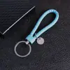 Llavero Creativo de Cordón de Cuero Tejido Hecho a Mano para Hombres, Mujeres, Parejas, Cadena para Llave de Coche Colgante Regalo Venta al por Mayor