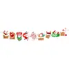 Suministros para Decoración Navideña, Banderines, Decoraciones para Fiestas, Montaje de Escena para Jardín de Infancia, Banderines Colgantes Navideños, Guirnaldas y Adornos