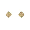 Brincos geométricos em formato de losango estilo retro francês com um elegante design oco irregular, apresentando pérolas e zircônia, são acessórios luxuosos e de alta qualidade.