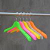 Cabide de Plástico Infantil, Suporte Colorido para Roupas Infantis, Porta-Calças, Clipe para Calças, Pendurar Roupas, Fosco, Antiderrapante, Suporte para Bebê sem Marcas