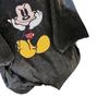 Camiseta de manga corta con estampado de Mickey desgastado y lavado de marca de moda nacional, top de media manga extragrande de nicho de calle principal estadounidense para mujer