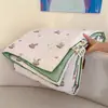 Colcha de Gasa Arrugada Lavable a Máquina para Verano, Colcha para Aire Acondicionado, Colcha Doble Lavable para Uso Doméstico de Verano, Colcha Delgada para Dormitorio Universitario