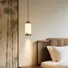 Candelabro de cristal de madera de nogal para comedor, lujo moderno, creativo y único, adecuado para estudio, casa de huéspedes, dormitorio, lámpara de mesa de comedor estilo chino nuevo