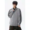 Otoño 2026 Nuevo Estilo Estilo Hong Kong Sombra Cero Pared Talla Grande Sudadera con Tres Rayas M-5X HW261203-P40