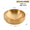 Tazón de Fideos Fríos Estilo Coreano 304, Tazón Dorado de Acero Inoxidable para Fideos Instantáneos Ramen, Tazón Grueso de Doble Capa para Mezclar Arroz, Tazón Grande para Sopa, Tazón para Fideos Vermicelli