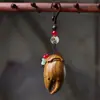 Jefe Cangrejo Sándalo Pinza de Cangrejo Llavero de Coche Llavero de Dinero Colgante para Teléfono Regalo Creativo