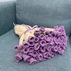 Manta de Kit de Materiales DIY para Bouquet de Rosas y Lirios Hecho a Mano Color Degradado Regalo Creativo para Novia o Mejor Amiga