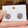 Pendientes de Lujo Ligero a la Moda con Circonitas Alrededor, Diseño Único y Estilo Elegante, Pendientes Populares para el Día a Día, Nuevos Accesorios para Orejas de Moda 2026