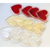 Ins Coreano Borda Transparente Emenda Coração de Pêssego DIY Acessórios de Brincos Acrílicos Coração Acessórios de Cabelo Material de Adorno Atacado