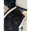 26 Estilo Nuevo de Principios de Primavera Caída Suave Pierna Recta Brillantes Elásticos en Cuatro Direcciones Holgados Rectos Tejidos Deportivos Pantalones Casuales de Pierna Ancha