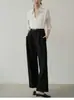 Camisa Verde de Satén Sencilla y Directa para Mujer, Camisa Profesional de Alto Nivel para Entrevistas, Top Ligero para el Trayecto al Trabajo