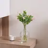 Plantas Verdes Artificiales con Múltiples Flores Fragantes, Decoraciones para Sala de Estar, Montaje de Escena de Decoración del Hogar, Artículos Florales Populares Transfronterizos