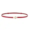 Cinturón de Piel Genuina Personalizado y Procesado para Mujer Nueva Moda Versátil Retro Simple Combinación con Vestido Tienda de Fábrica