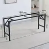 Estrutura de Mesa Dobrável, Suporte de Mesa Longa, Estrutura de Ferro de Camada Dupla/Camada Única, Pernas de Mesa, Pernas de Estrutura de Mesa Dobrável em Ferro Artístico com Travessas