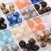 Resina Cuentas de Agujero Grande Cuentas Sueltas Cuentas para Hilo Pulsera Collar DIY Accesorios para Joyería Cadena para Teléfono Móvil Material para Cuentas Cuentas Sueltas