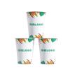 Vaso de papel desechable, engrosado, antiescaldamiento, para bebidas calientes, leche de soja, café, personalización de vasos de papel