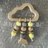 Sonajero de oso de haya DIY para bebé, mordedor para bebé, palo de molienda para bebé, pegamento para dientes