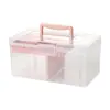 Caja de Almacenamiento para Juego de Té con Particiones Ajustables Bnbs Caja Multifuncional para el Hogar y Camping Organizador de Doble Uso
