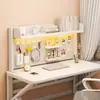 Estante de Armazenamento para Mesa de Estudo de Estudante Tendência Organizador de Mesa de Trabalho Mesa de Computador Prateleira de Painel Perfurado Multicamadas
