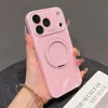 Adequado para Capa de Celular com Suporte Giratório Apple 18Promax, Capa Protetora de Vidro Ice-Sense iPhone 17 Janela Grande 16